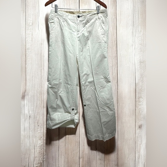 Ralph Lauren Pants - VINTAGE Polo Ralph Lauren No. 67 RL 100% cotton Women’s Cargo Pants M Wide Leg